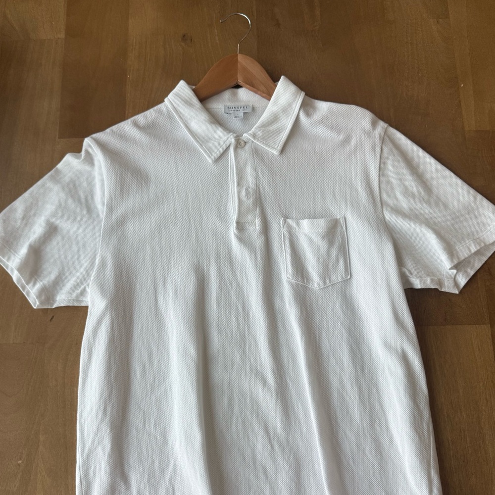 Sunspel Riviera Polo - White